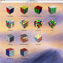 Rubik Cube Icons