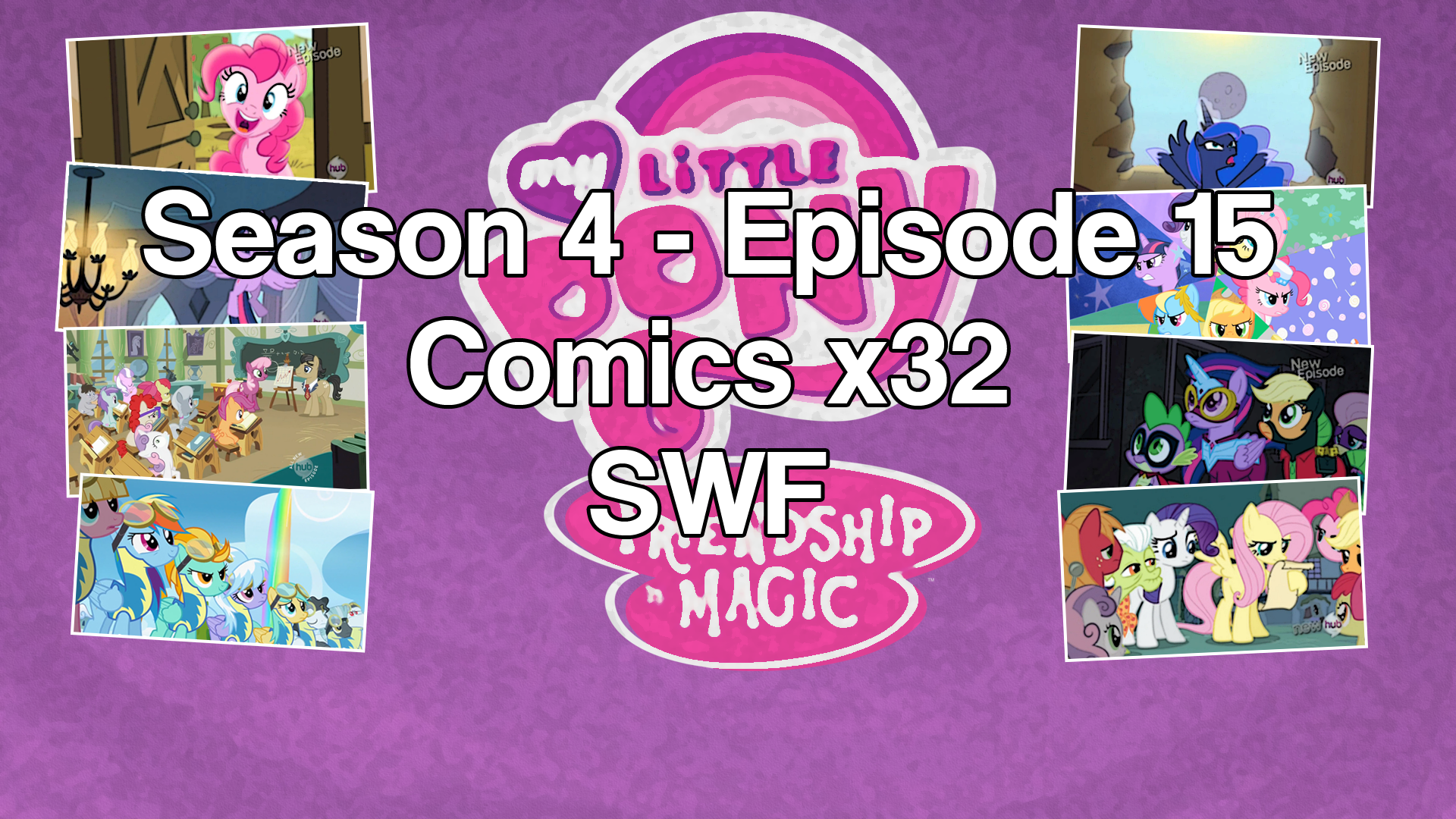 MLP:FiM S04E15 - Twilight Time - Comics x32 SWF