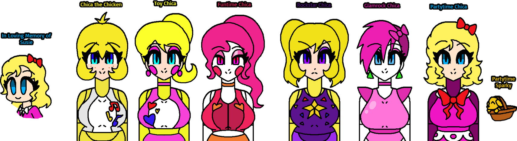 🎀Stay snazzy🎀 — A funtime duo! My own funtime chica and funtime