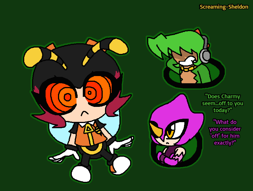 Charmy Entranced by Hypno-Scream on DeviantArt