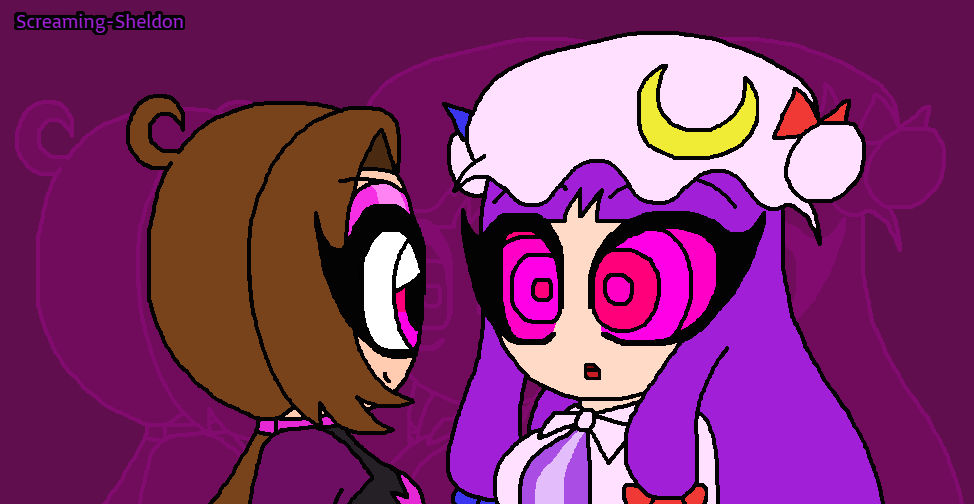Delia Hypnotizes Patchouli by Hypno-Scream on DeviantArt