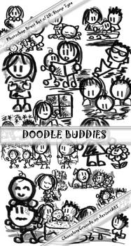 Doodle Buddies--20 PS brushes