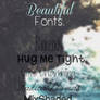 Beautiful Fonts || Agus .