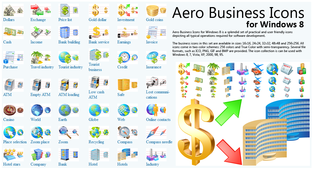 Windows 8 Icons Pack Aero Business Icons For Windows 8 Demo By