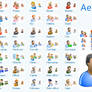 Aero People Icons for Windows 8 Demo