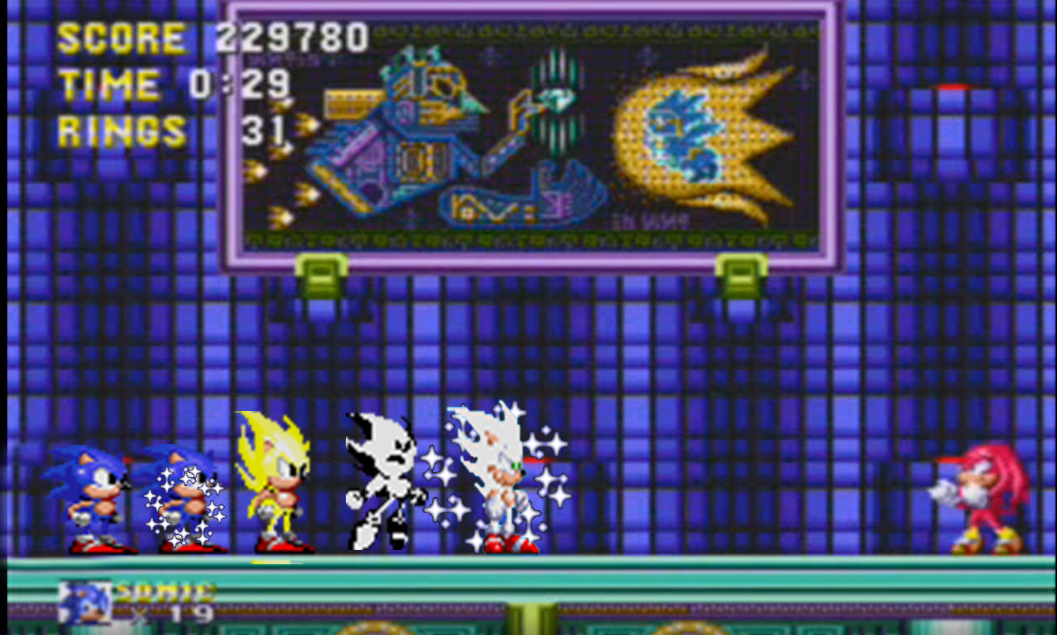 Sonic goes Super Saiyan 3