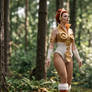 Teela, just walking in the forest