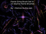 Flame-Glow Gimp Brushes-Set VI