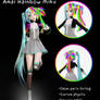 MMD Download! [TDA] Amai Rainbow Miku