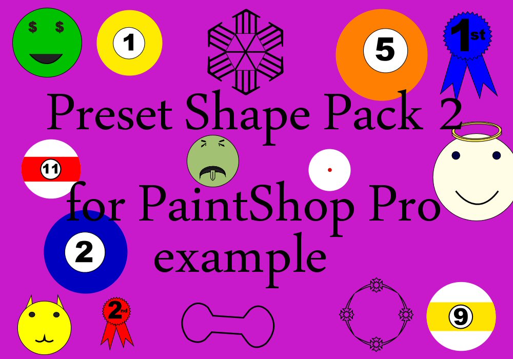 paint shop pro preset shapes paint shop pro preset shapes