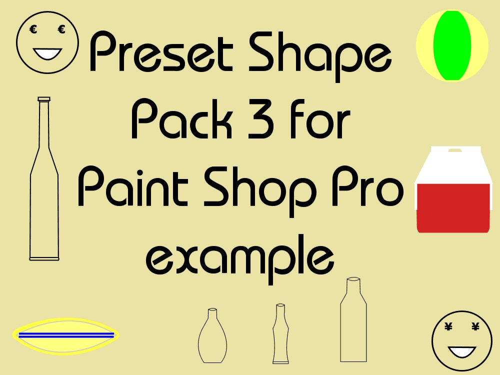Paint Shop Pro preset shape pack 03 by WildCardCR on DeviantArt
