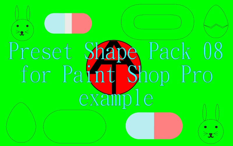 Paint Shop Pro preset shape pack 08 by WildCardCR on DeviantArt