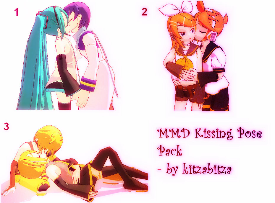 MMD UsFem!Uk kiss (Pose ) png