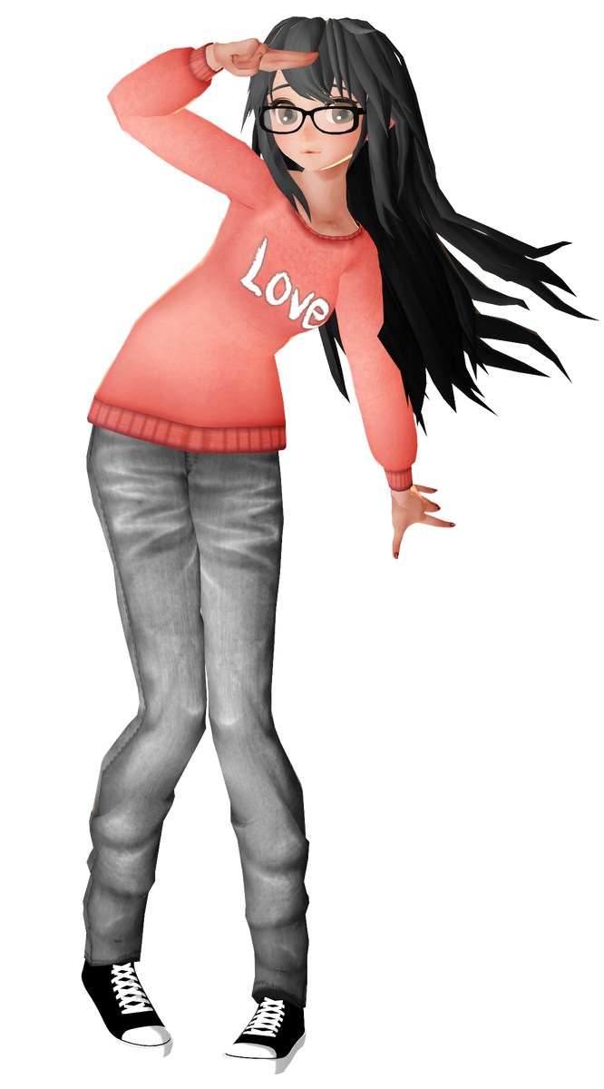MMD Self Model (for Lolita64) by kitzabitza on DeviantArt