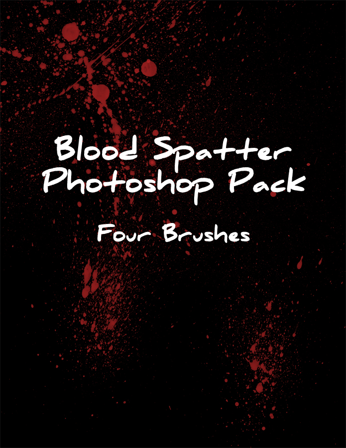 Blood Spray Brush Pack