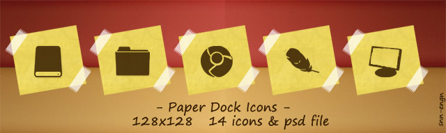 Paper Dock Icons