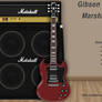 Gibson SG and Marshall Icon