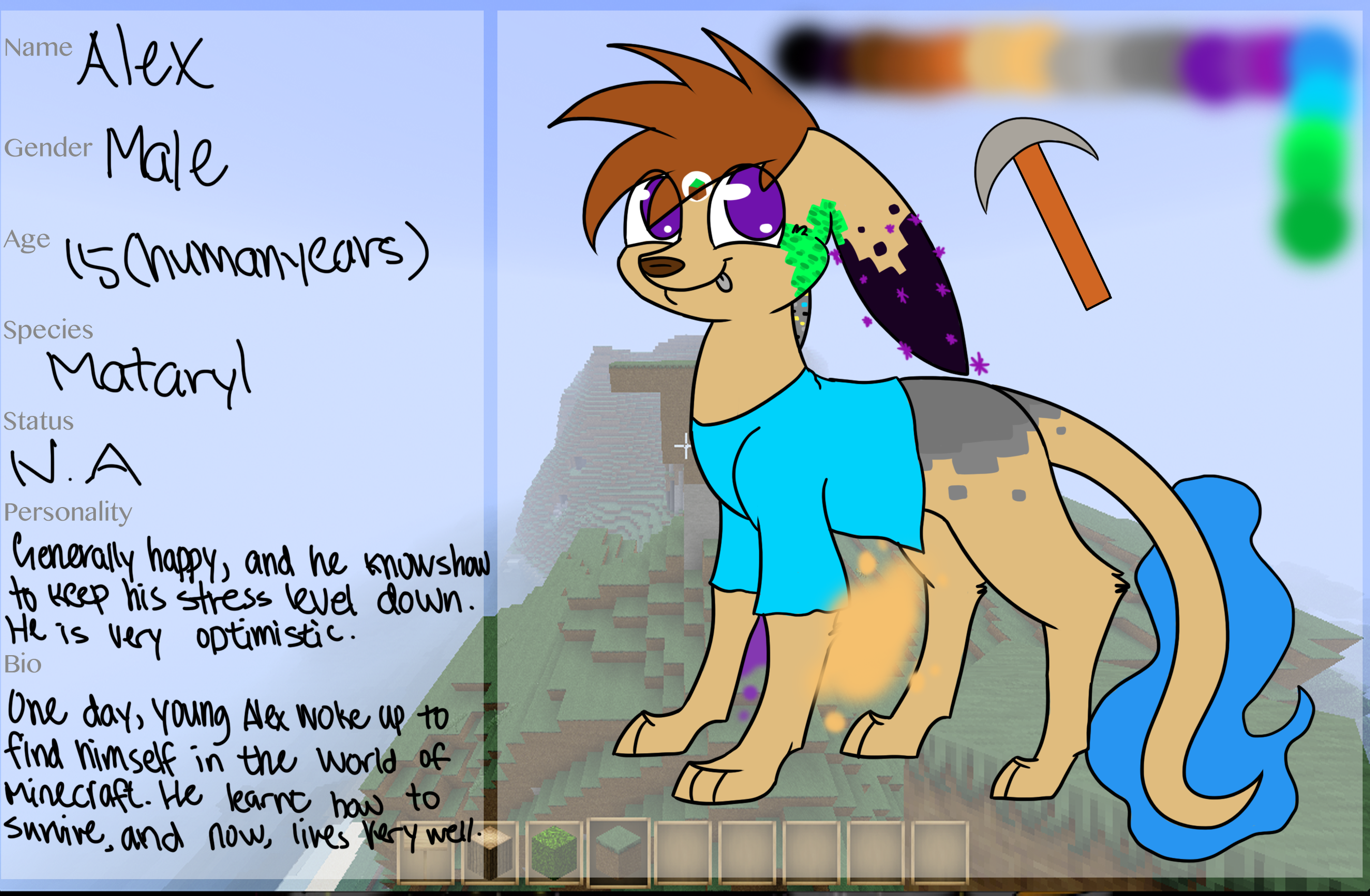 Alex- Official OC Ref by Meownimator on DeviantArt