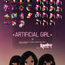 +ARTIFICIAL GIRL+ Icon Set