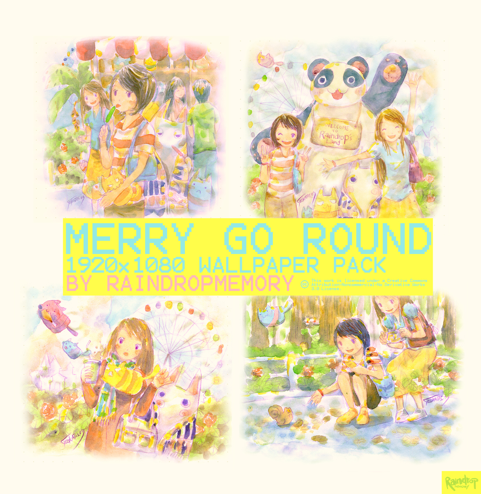 Merry go Round Wallpaper Pack