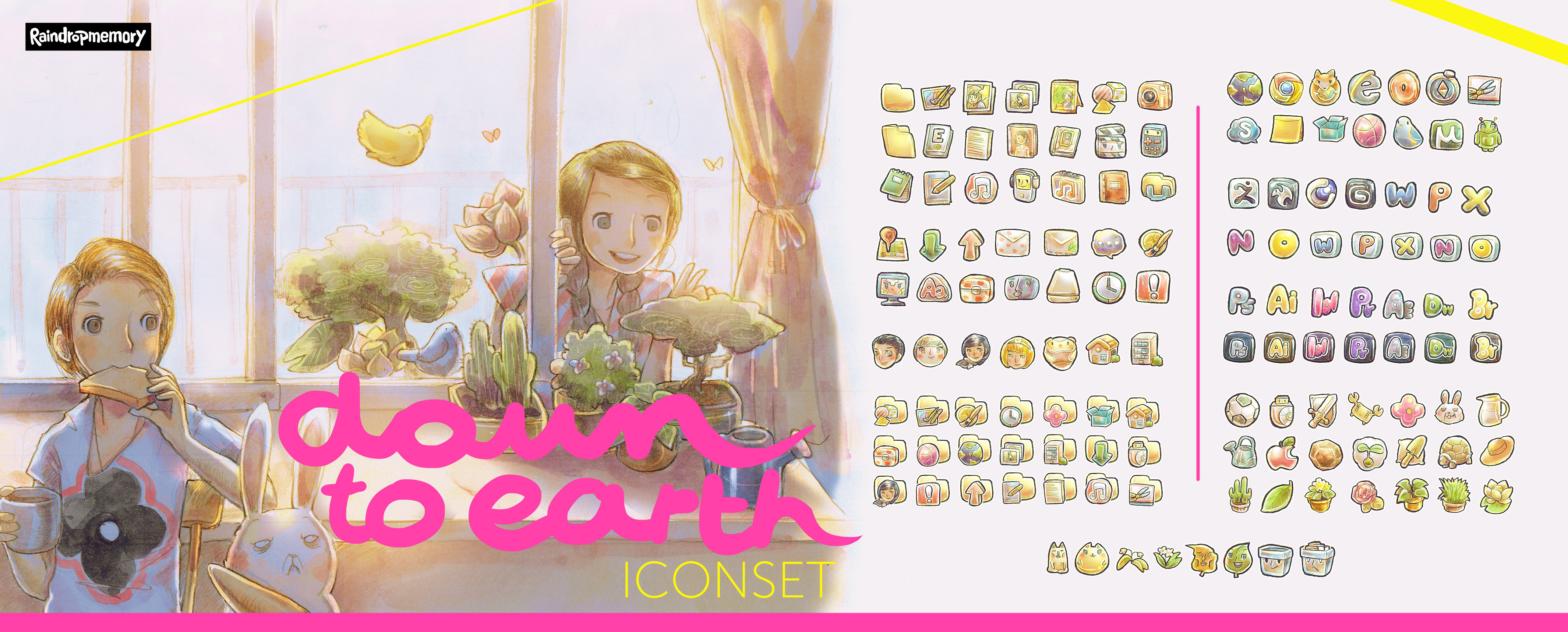 [down to earth] Iconset