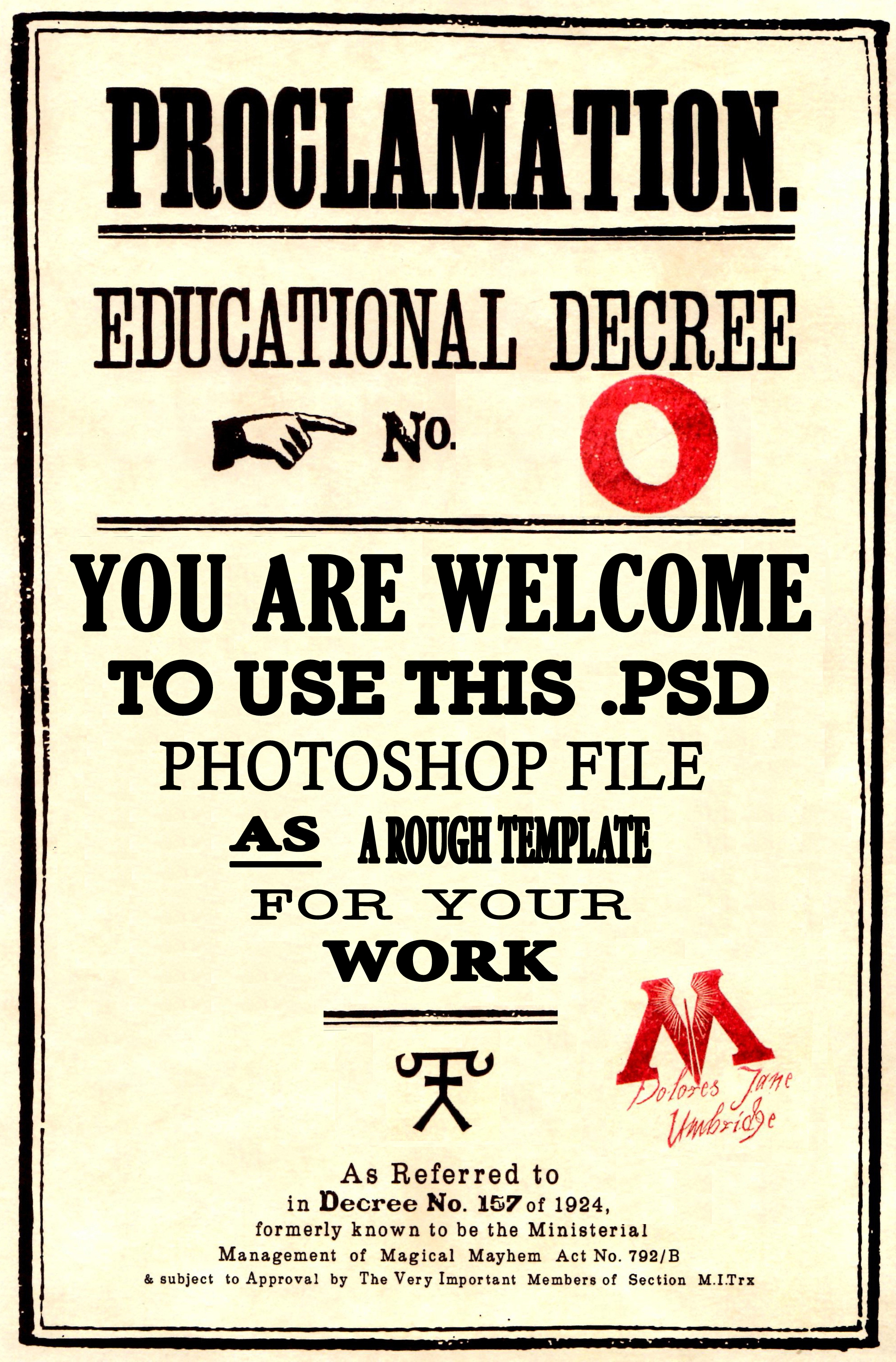 HP Educational Decree Template