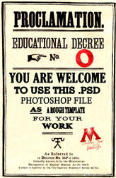 HP Educational Decree Template by kyliesmiley16