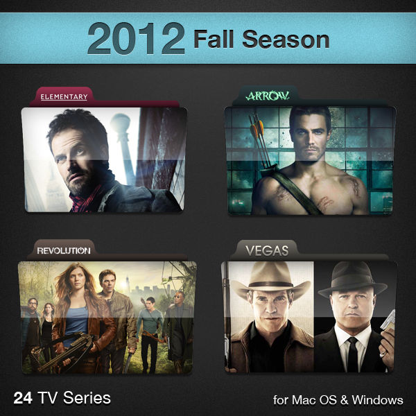 2012 Fall Season TV Series Folders by paulodelvalle on DeviantArt