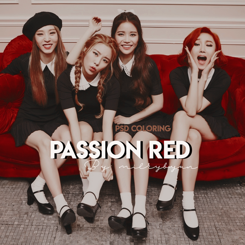Passion-Red PSD-COLORING BY MILKYBYUNEDITS by MilkybyunEdits on