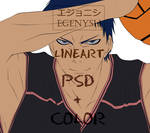 Aomine Daiki by Egenysh-LineArt