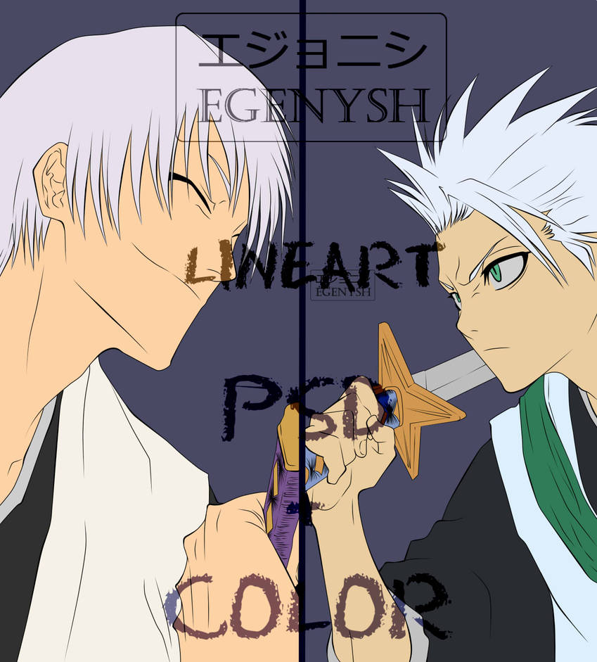Gin VS Toushiro base Color by EgenyshLineArt on DeviantArt