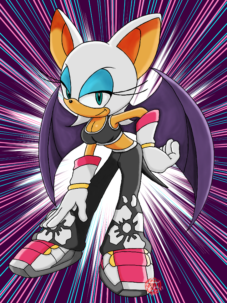 Rouge the Bat by DarkCatSidhe on DeviantArt