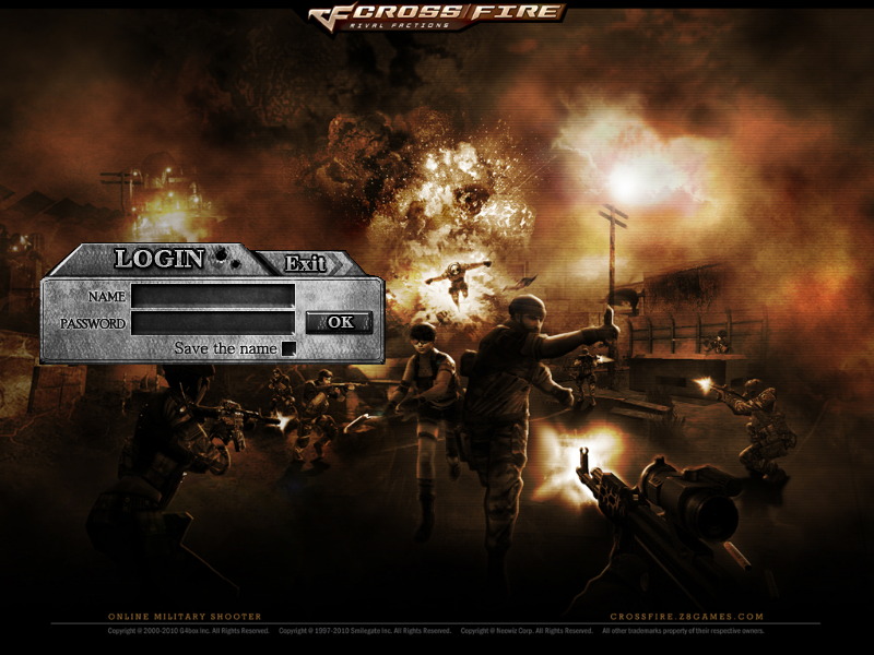 Crossfire Login Screen Mod