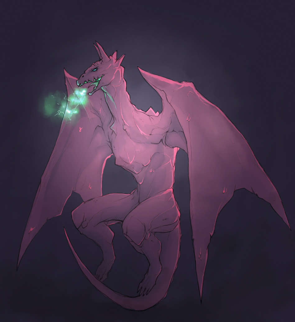 Neon dragon