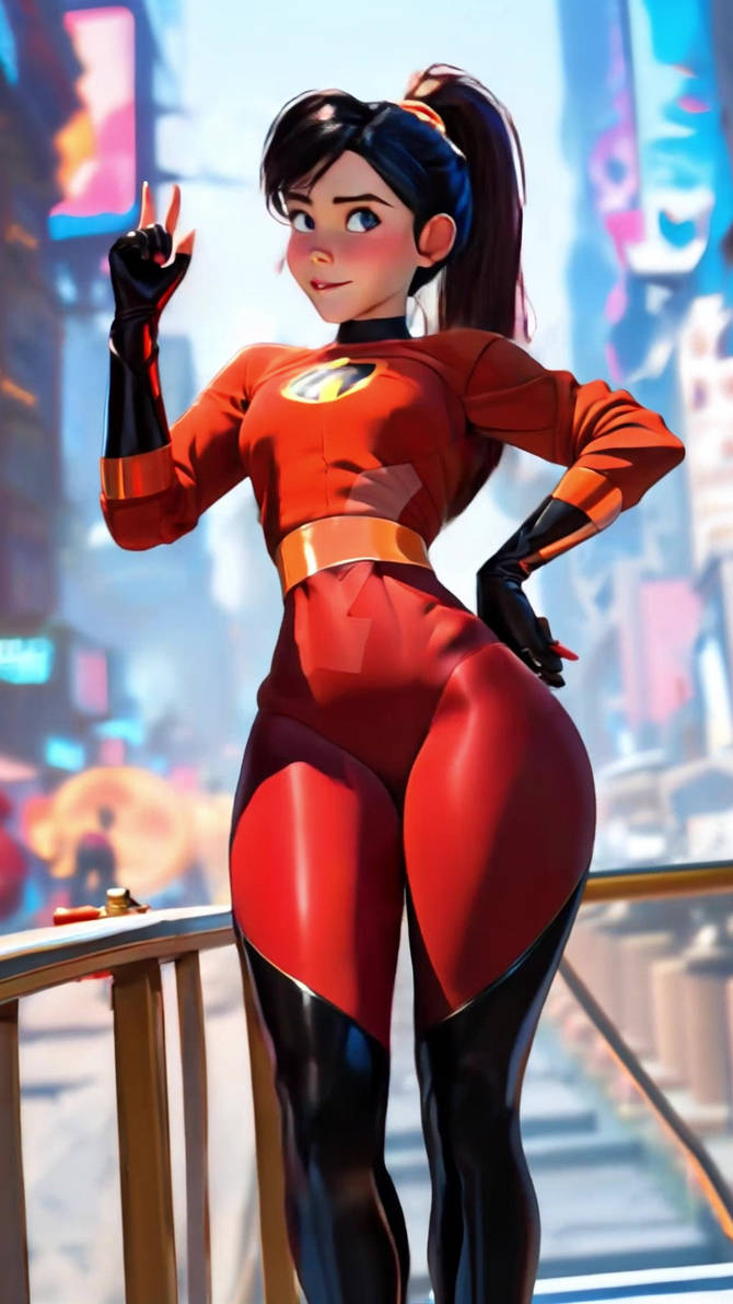 The Incredibles chizmalaridan sexy Elastika