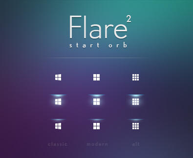 Flare 2: Start Orb for Windows 10 (Classic Shell)