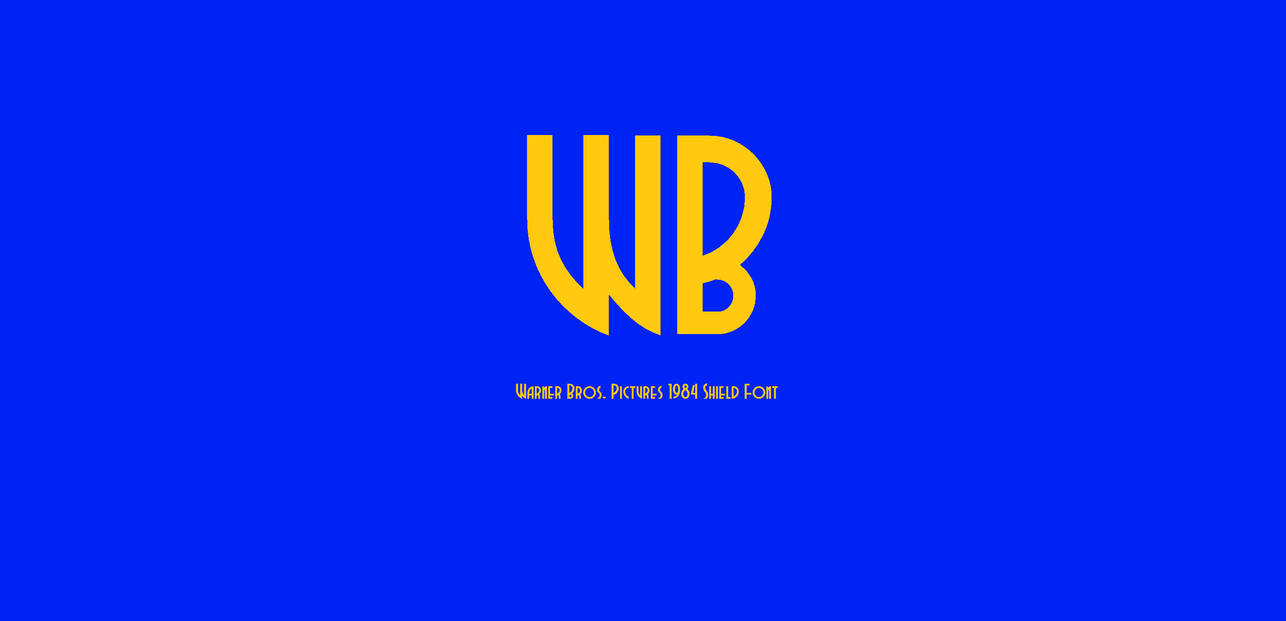 Warner Bros. 1984 Shield Font by Charlie316 on DeviantArt