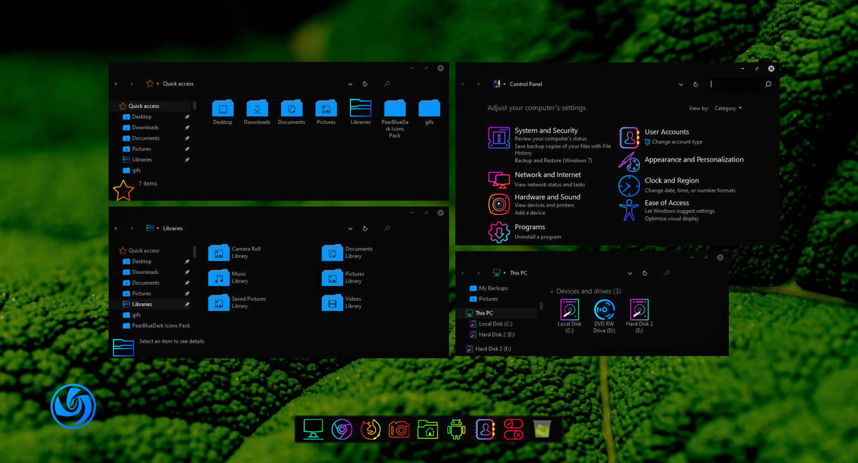 PearBlue Icons Theme v.Final by Windowz3e on DeviantArt