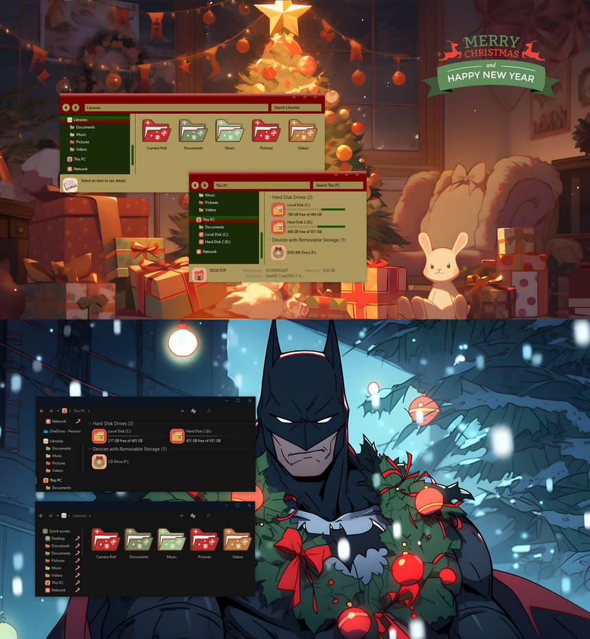 Christmas lofi Icon Theme by Windowz3e on DeviantArt