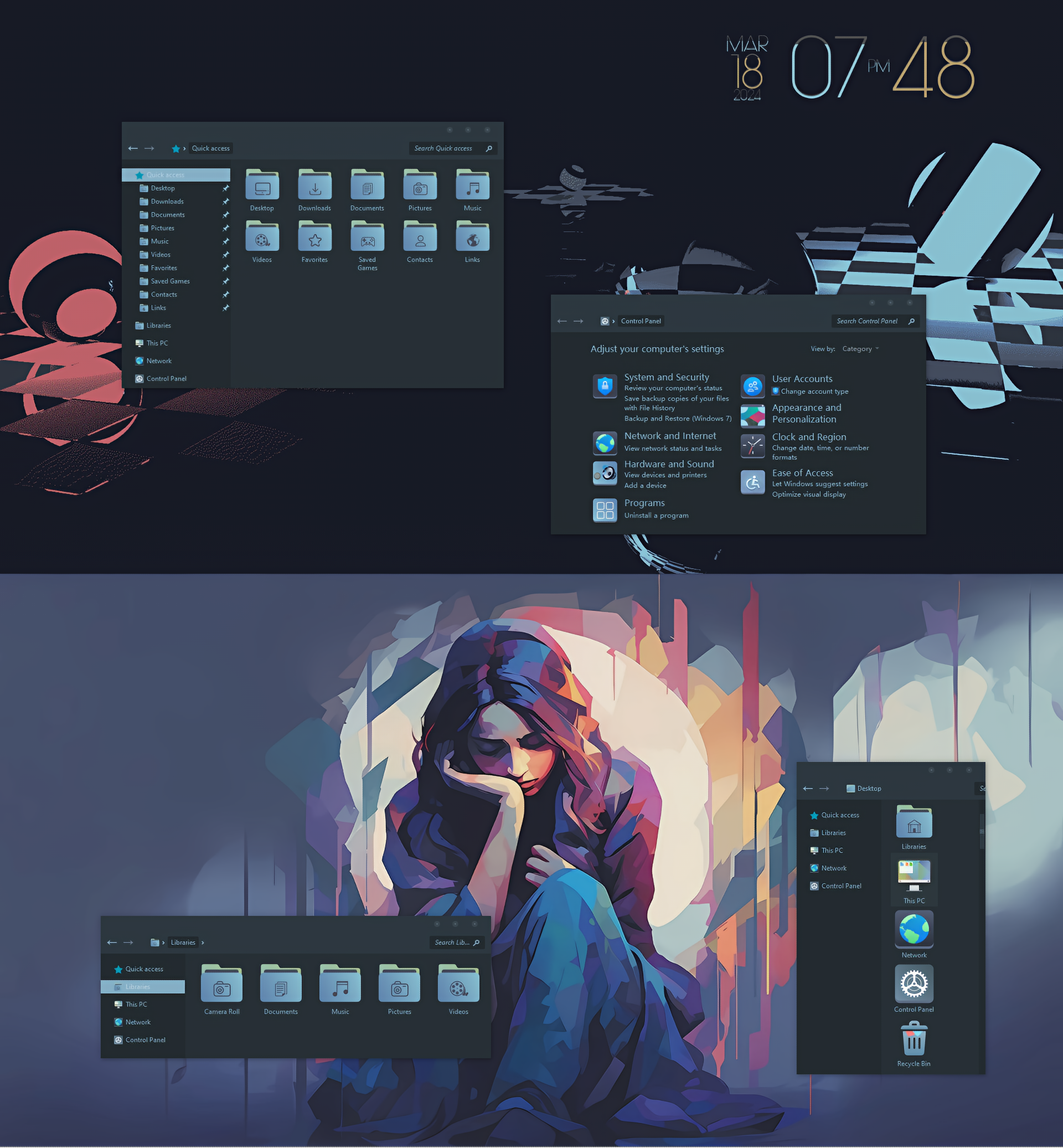 Aura-Dark Icon Theme 7tsp by Digifeye on DeviantArt