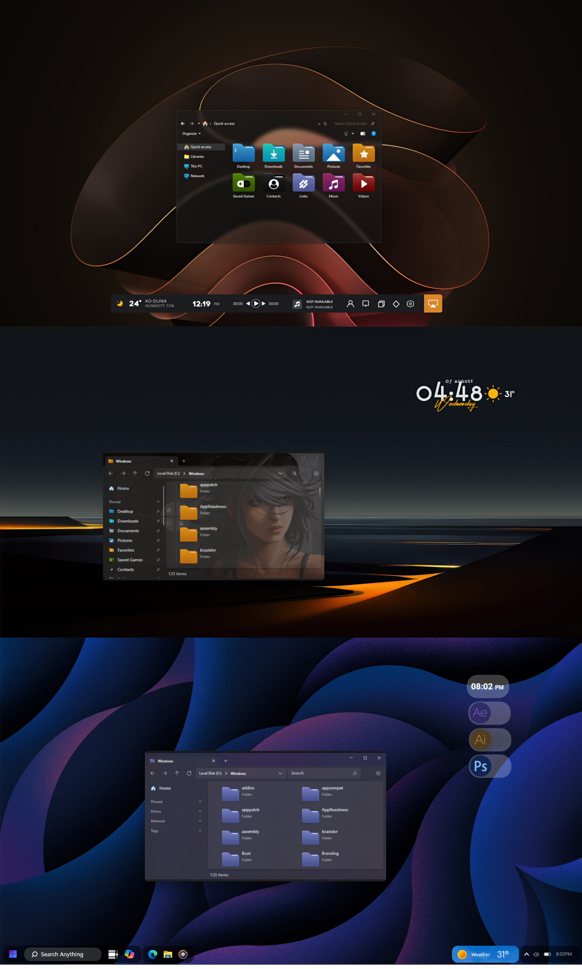 7TSP EXTRA Win11 Icon Packs for Win10 - Part 2/2 by Digifeye on