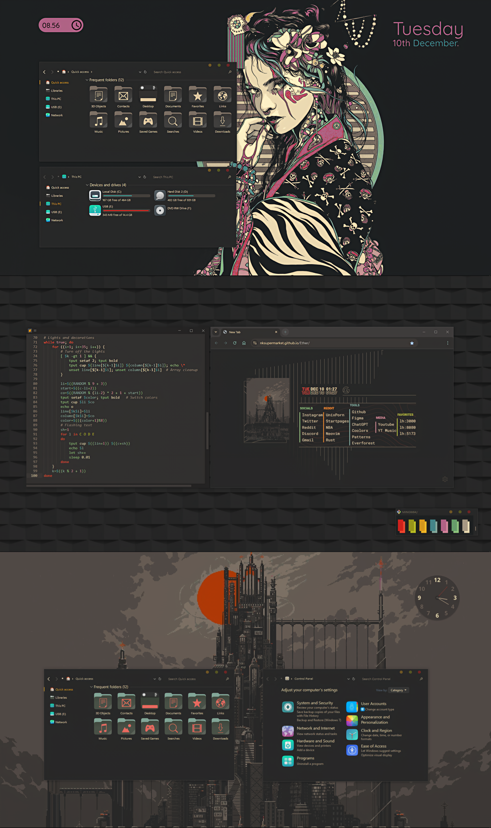 Gruvbox-Fausto icon theme 7TSP v.Final