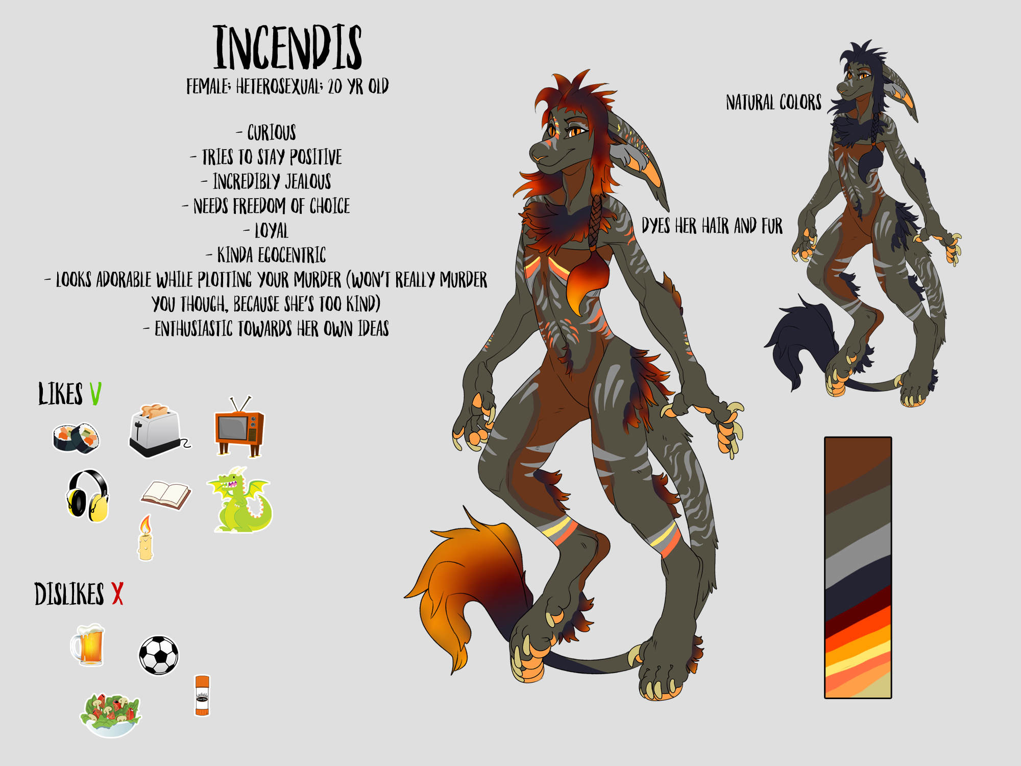 Incendis simple ref-sheet