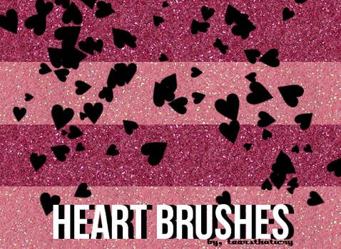 heart brushes