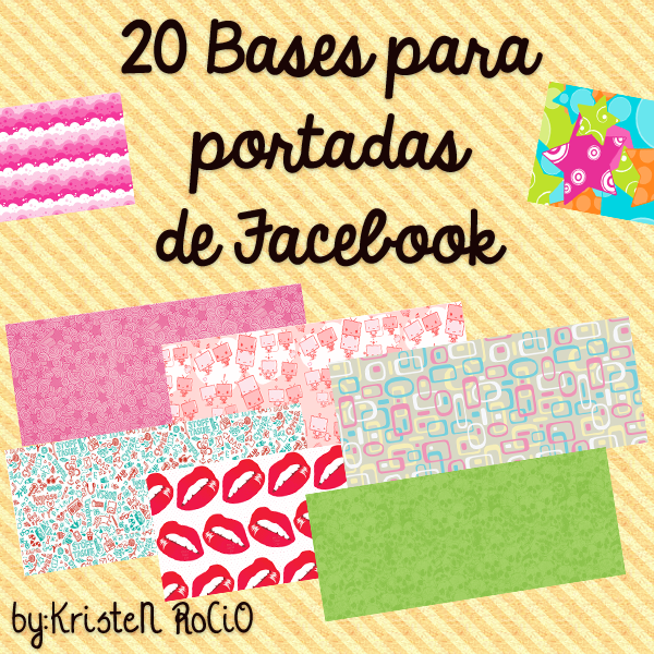 20 Bases para portadas de Facebook by KristeNRoCiO on DeviantArt