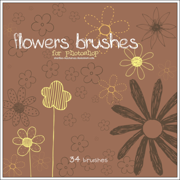 Flowers brushes