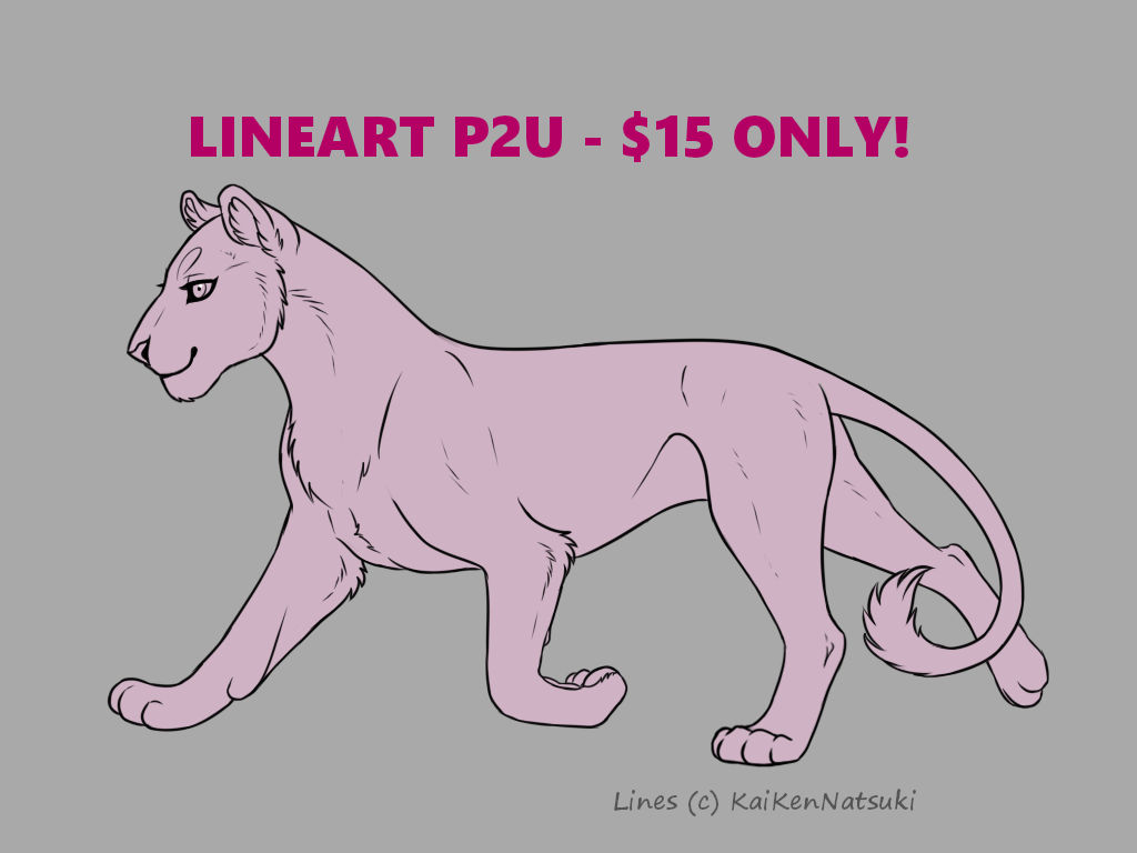 [P2U] Big Cat (Lion/Leopard/Tiger) 