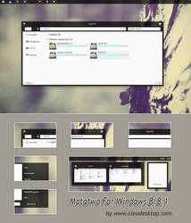 Matatwo Theme For Windows 8/8.1 by Cleodesktop