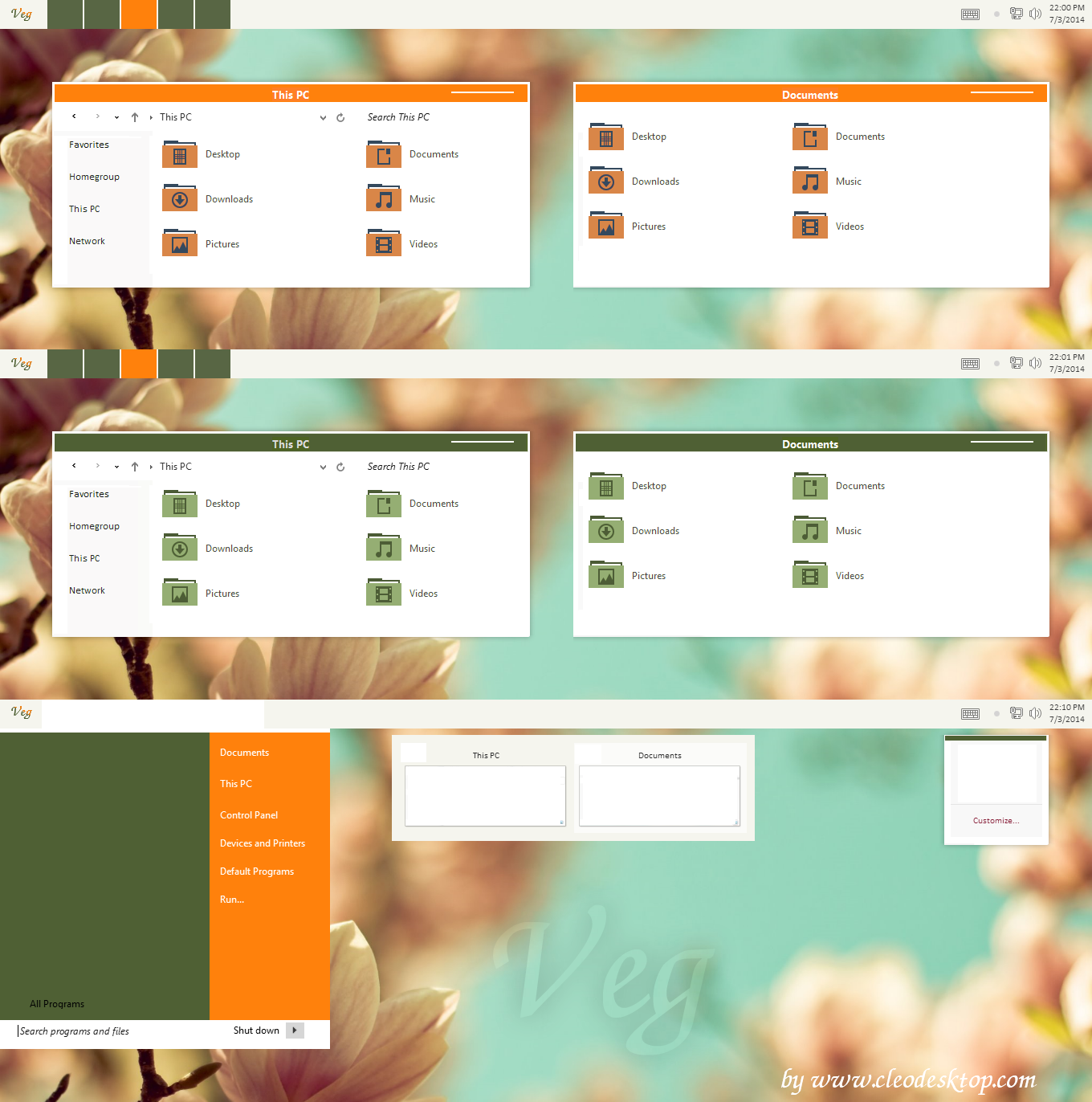 Veg Theme for Windows 8/8.1