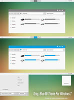Grey Blue-Ml theme for Windows 7
